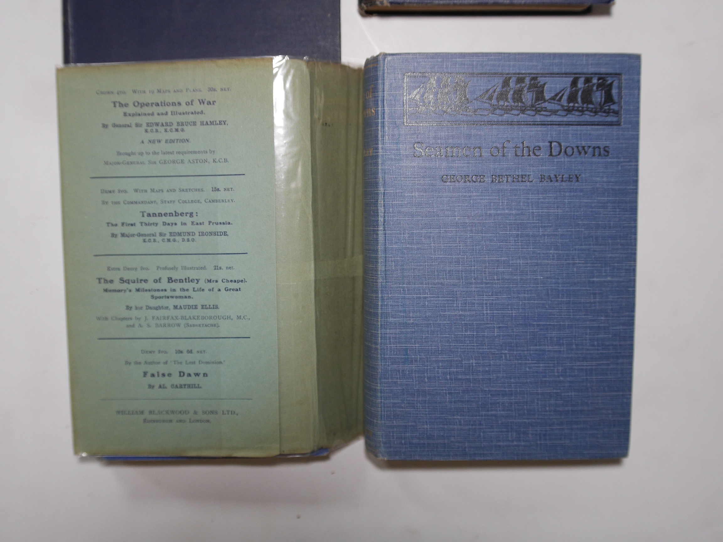 Pain, E.C. - The Last of our Luggers and the Men Who Sailed Them. num. illus. (some full page); original gilt lettered cloth. Deal and Sandwich: T.F. Pain & Sons, 1929; Bayley, George Bethel - Seamen of the Downs ... a r